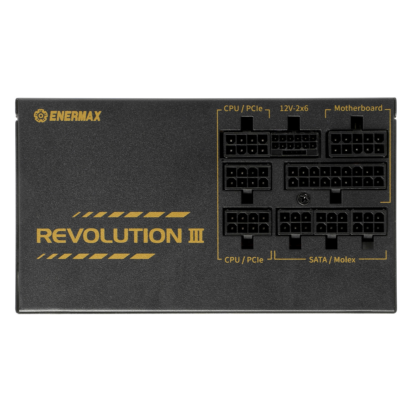 850W Enermax Power Supply 850W Revolution3 80+ Gold Black FULLMOD
