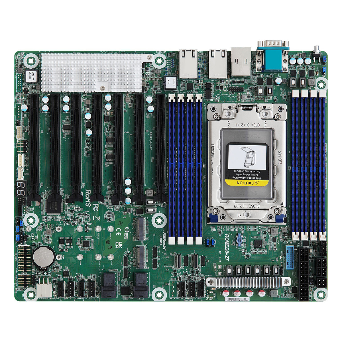 ASRock Mainboard ROMED8-2T/BCM ATX Sockel SP3 Single