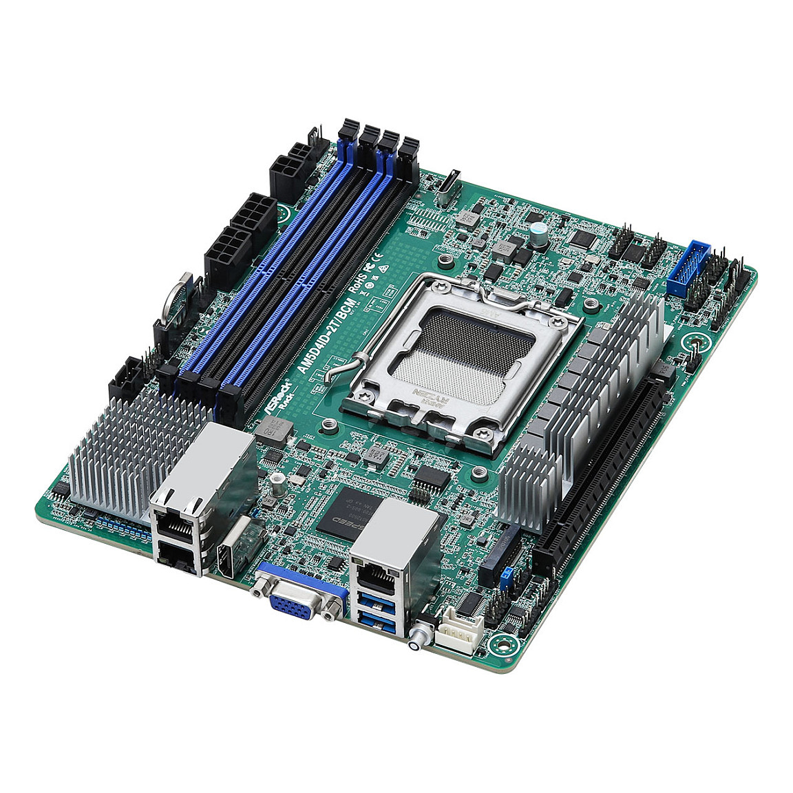 ASRock Mainboard AM5D4ID-2T/BCM mini-ITX Sockel AM5 Single