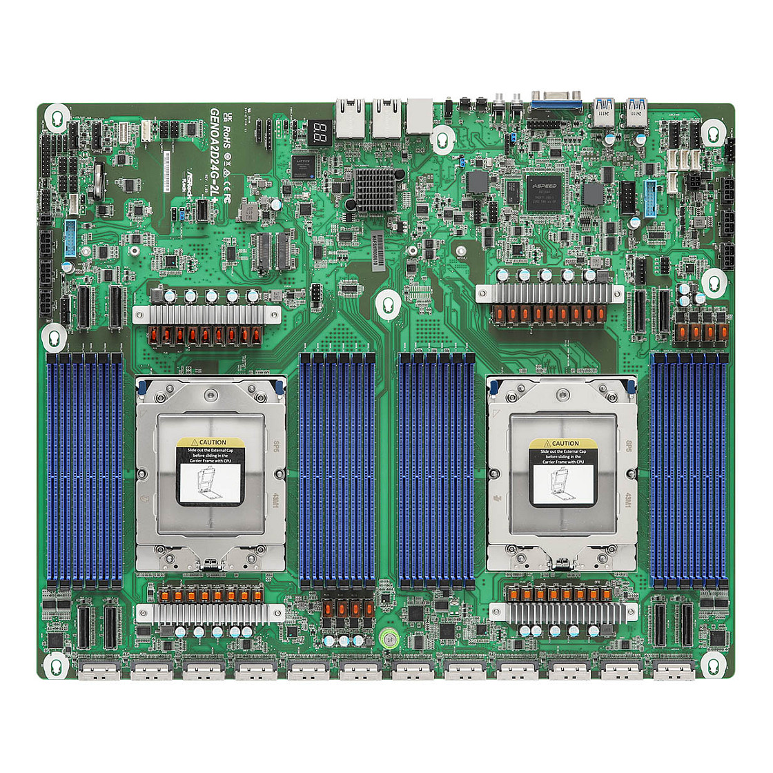 ASRock Mainboard GENOA2D24G-2L+ Proprietary Dual Sockel SP5 Single