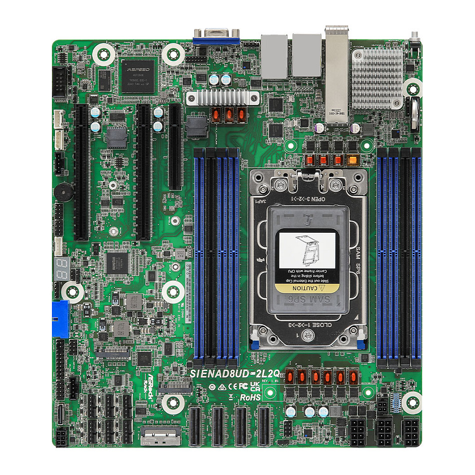 ASRock Mainboard SIENAD8UD-2L2Q micro-ATX Sockel SP6 Single