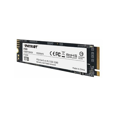M.2 Patriot P300 1 TB (PCIe 3.0 x4, NVMe 1.3, M.2 2280)