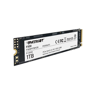M.2 Patriot P300 1 TB (PCIe 3.0 x4, NVMe 1.3, M.2 2280)