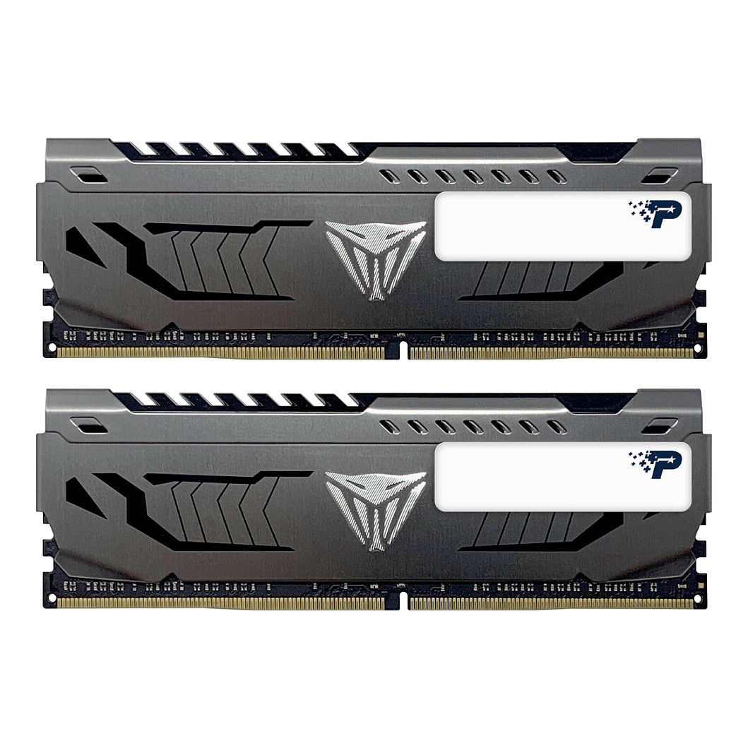 Patriot DIMM 3200 (2x 8 GB) Dual-Kit (grau, PVS416G320C6K, Viper Steel, INTEL XMP)