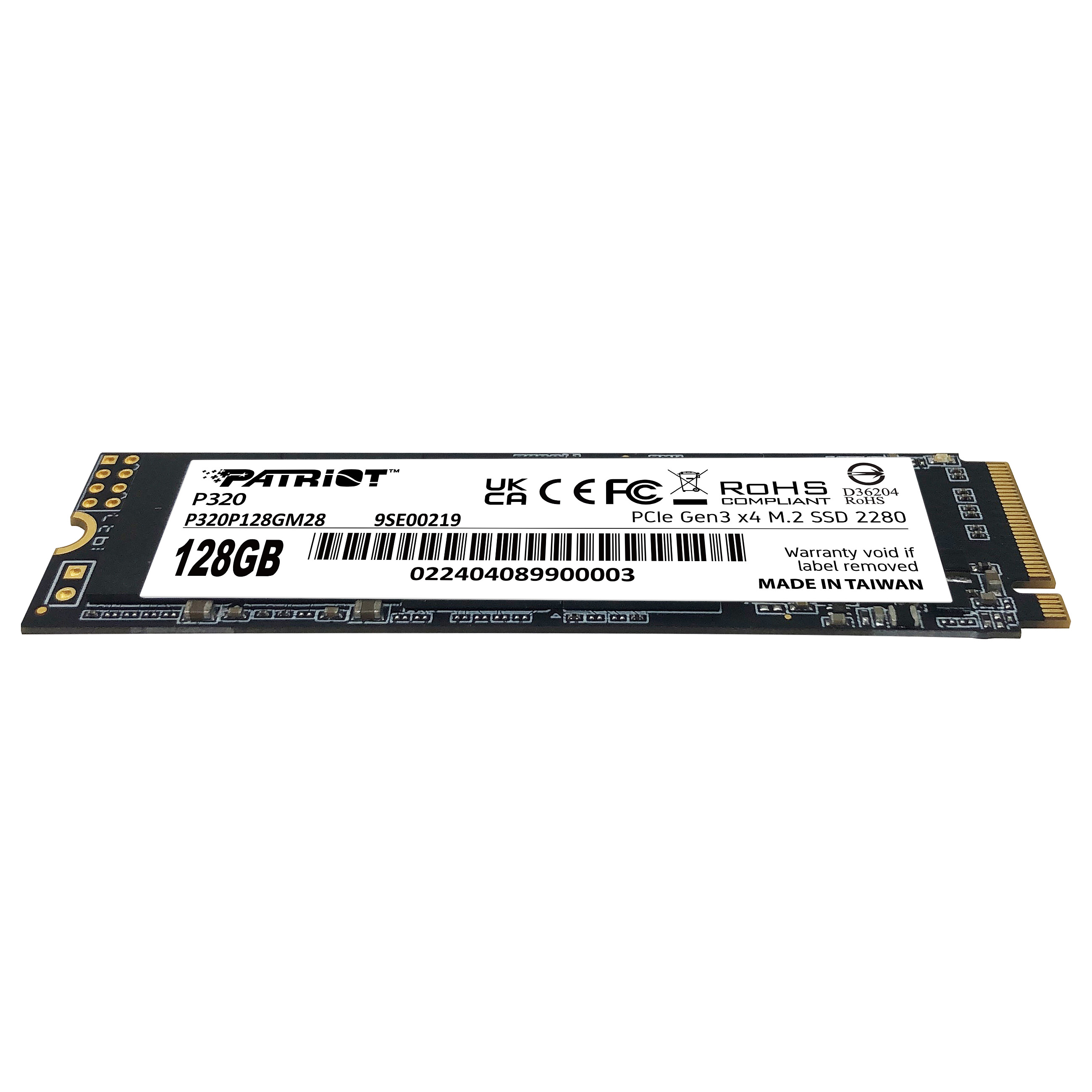 Patriot 128GB M.2 P320 PCIe 3.0 NVME 1600/1000 PE995