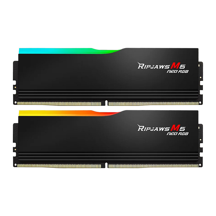 64 GB G.Skill DIMM 6000 (2x 32 GB) Dual-Kit (schwarz, F5-6000J2836G32GX2-RM5NRK, Ripjaws M5 Neo, AMD EXPO)