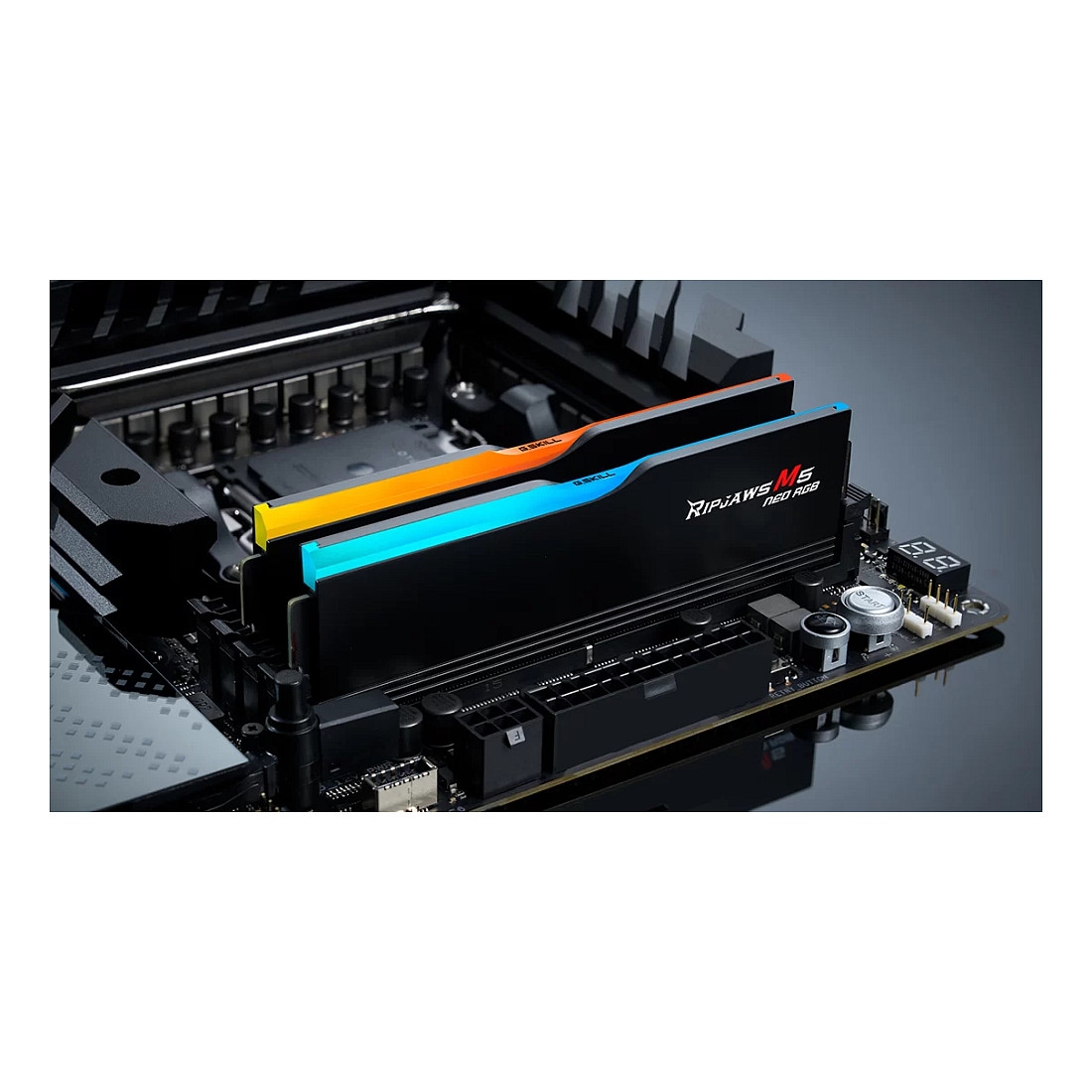 64 GB G.Skill DIMM 6000 (2x 32 GB) Dual-Kit (schwarz, F5-6000J2836G32GX2-RM5NRK, Ripjaws M5 Neo, AMD EXPO)