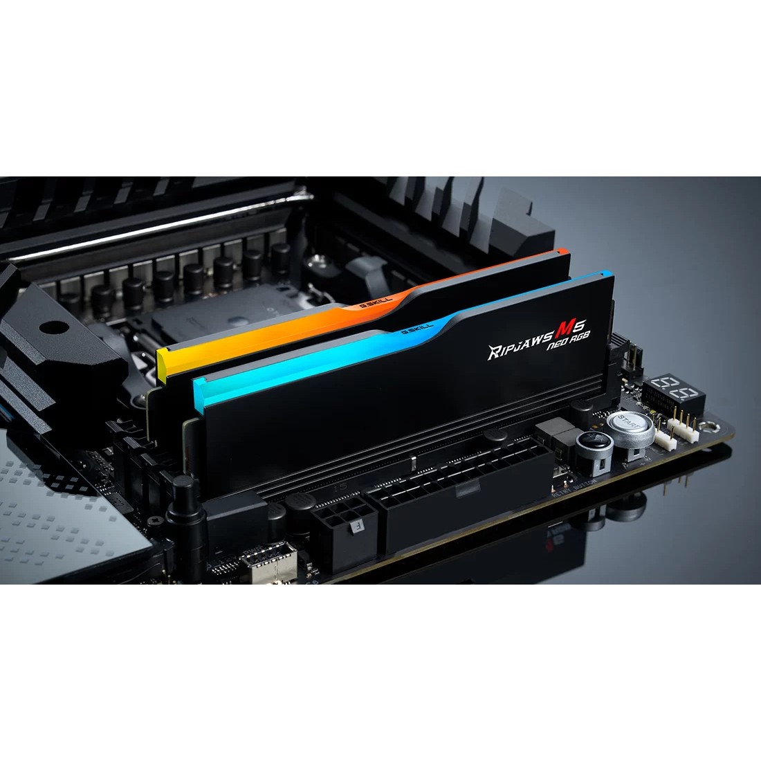64 GB G.Skill DIMM 6000 (2x 32 GB) Dual-Kit (schwarz, F5-6000J3238G32GX2-RM5NRK, Ripjaws M5 Neo, AMD EXPO)