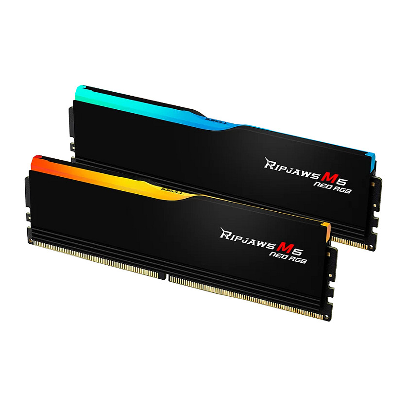 64 GB G.Skill DIMM 6000 (2x 32 GB) Dual-Kit (schwarz, F5-6000J3238G32GX2-RM5NRK, Ripjaws M5 Neo, AMD EXPO)
