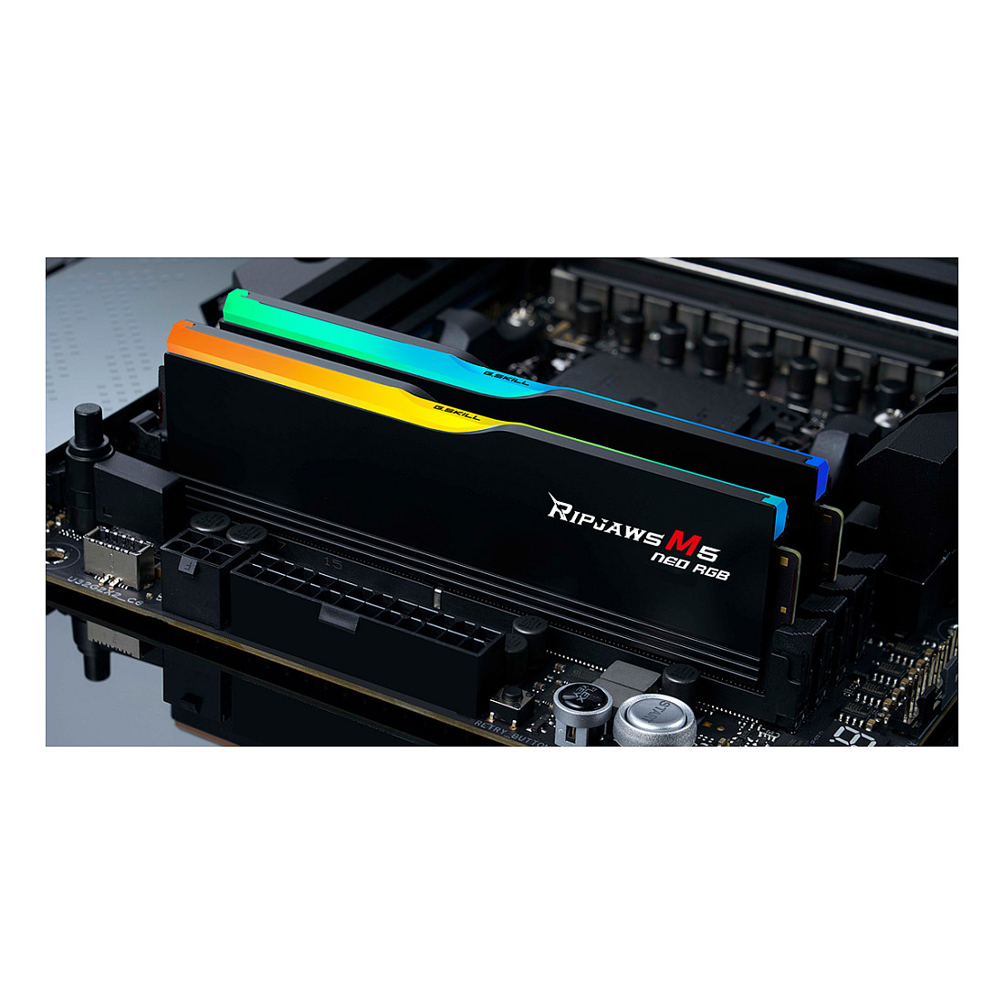 64 GB G.Skill DIMM 6000 (2x 32 GB) Dual-Kit (schwarz, F5-6000J3238G32GX2-RM5NRK, Ripjaws M5 Neo, AMD EXPO)