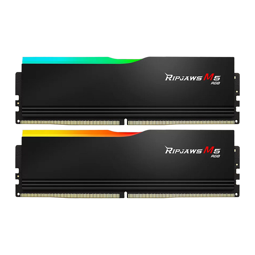 32 GB DIMM DDR5-6000(schwarz. F5-6000J2836G16GX2-RM5RK. Ripjaws M5 RGB. INTEL XMP)
