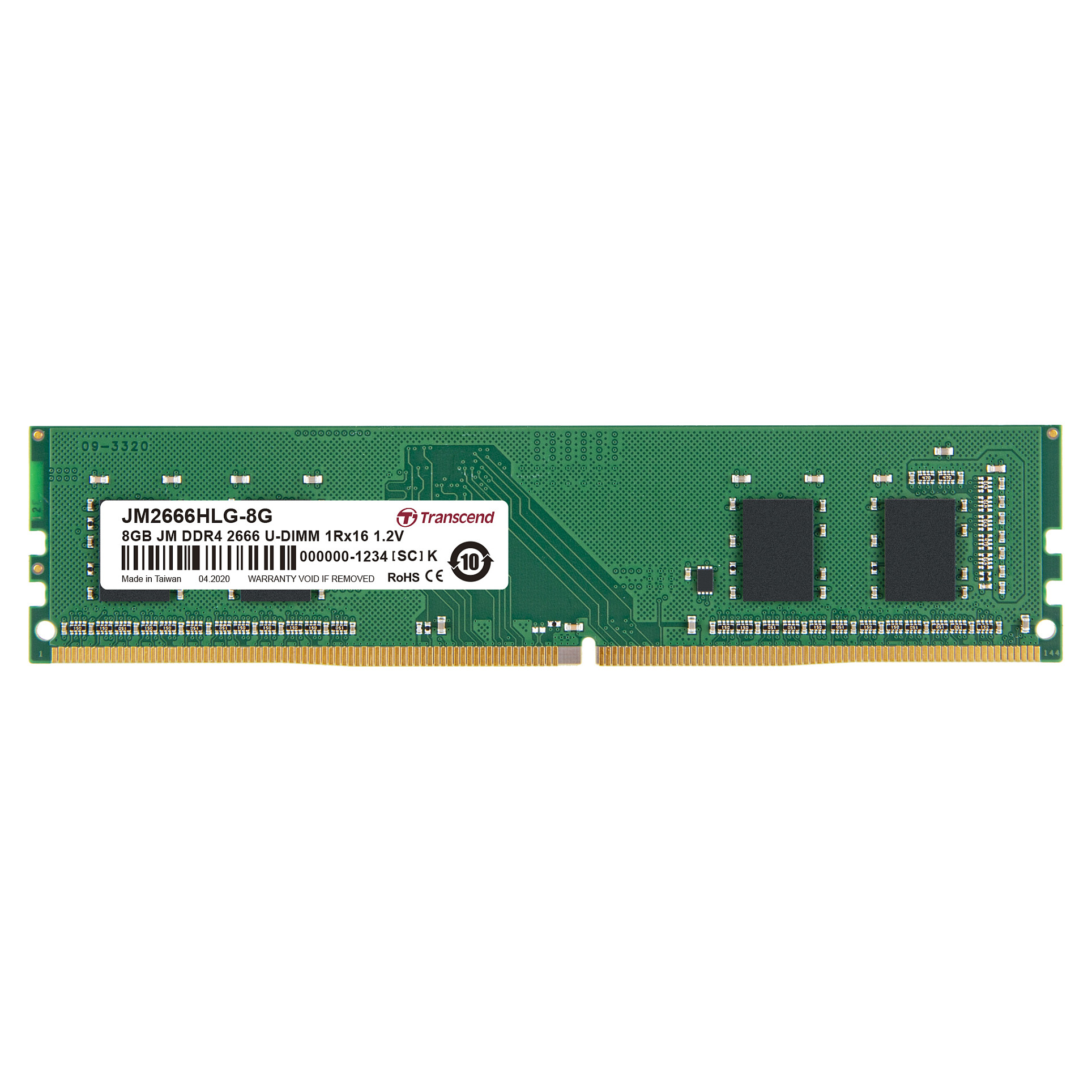 8GB PC 2666 CL19 Transcend JetRam, JM2666HLG-8G