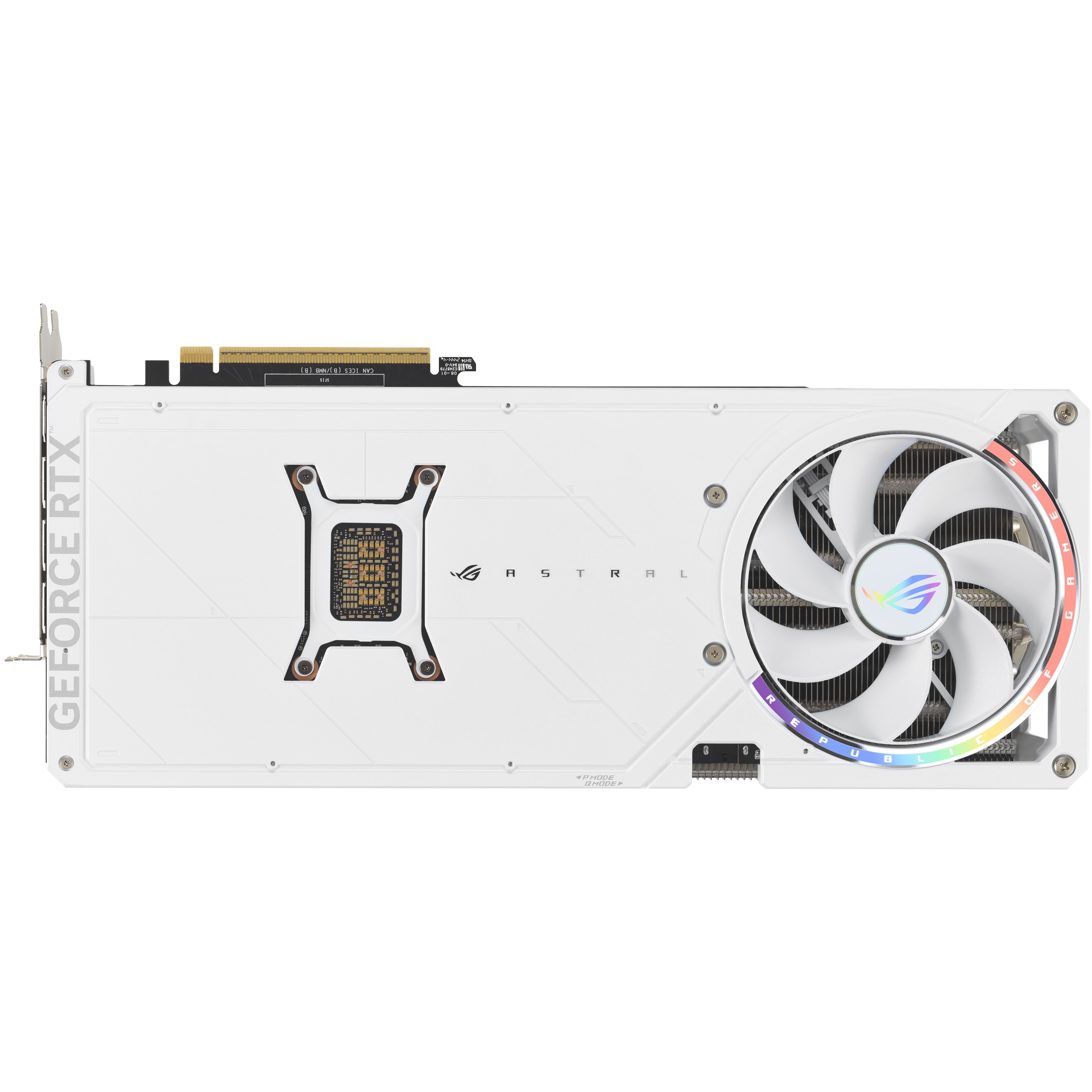 RTX 5080 16G ASUS ROG ASTRAL OC 3 Fan white