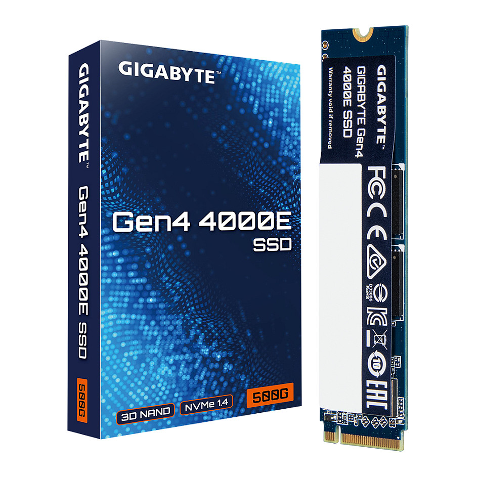 500GB Gigabyte Gen4 4000E PCI-E 4.0 NVMe 1.4