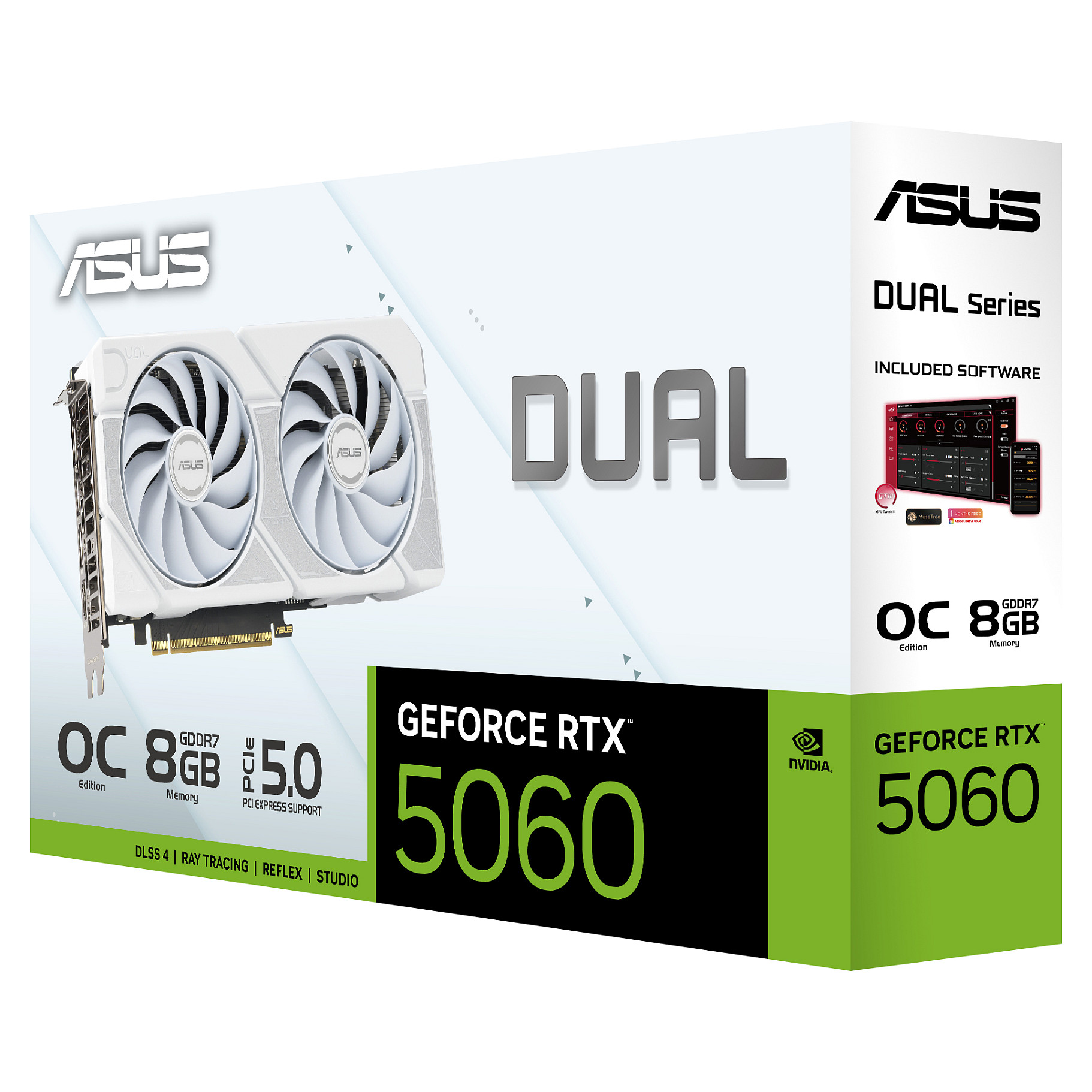 RTX5060 8GB Asus DUAL GDDR7 white