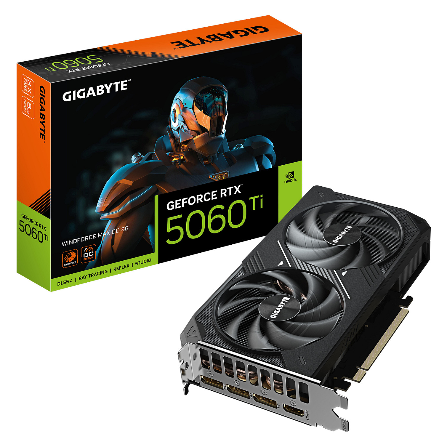 RTX 5060 TI 8GB Gigabyte Windforce Max OC GDDR7