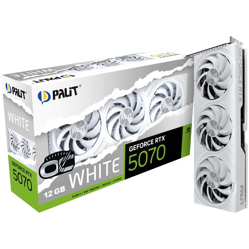 RTX 5070 12GB Palit OC GDDR7 white