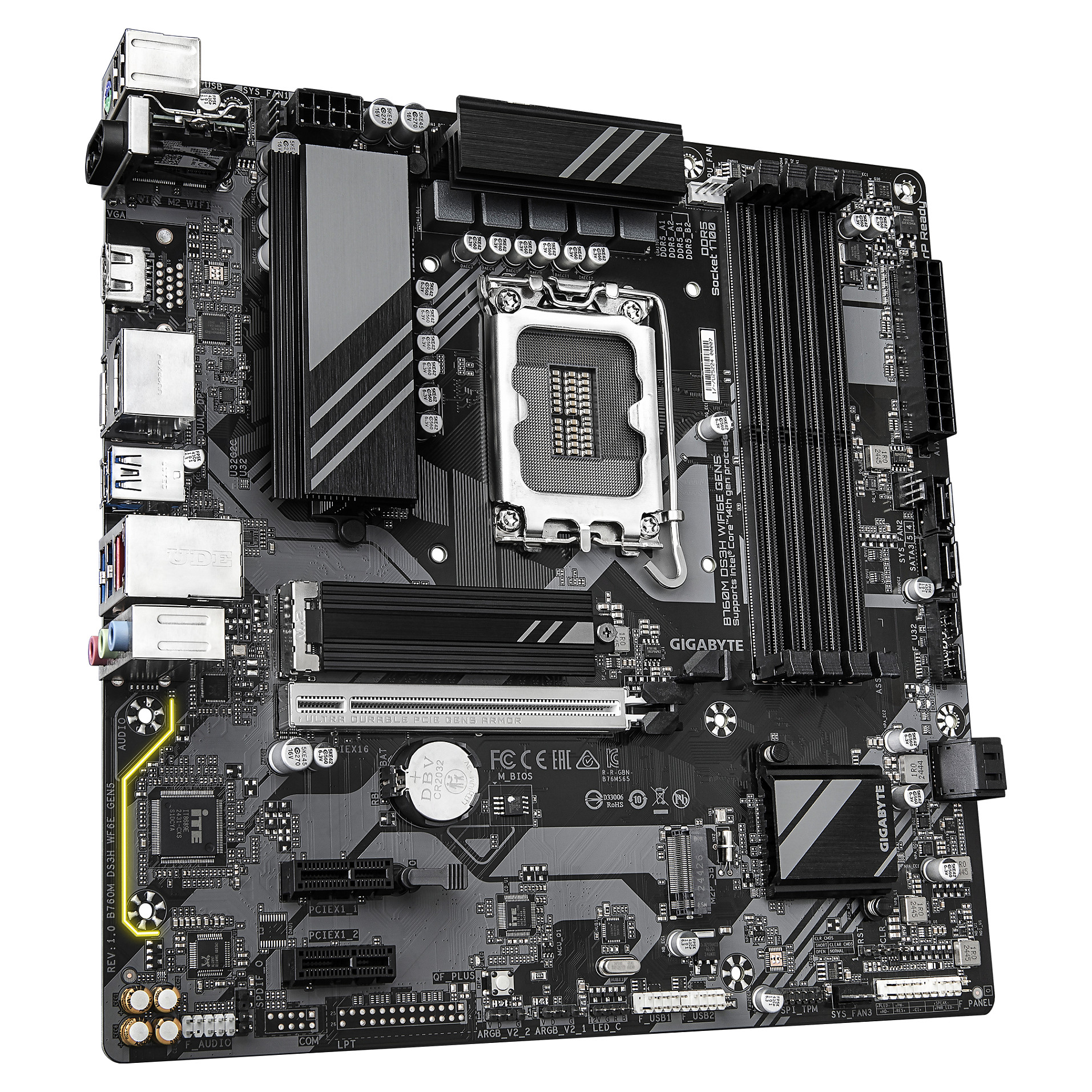 1700 Gigabyte B760M DS3H WF6E GEN5