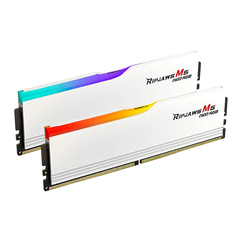 G.Skill DIMM 64 GB 6000 (2x 32 GB) Dual-Kit (wei, F5-6000J3040G32GX2-RM5NRW, Ripjaws M5 Neo, AMD EXPO)