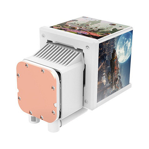 K Thermaltake MINECUBE 360 Ultra AIO ARGB Fan white