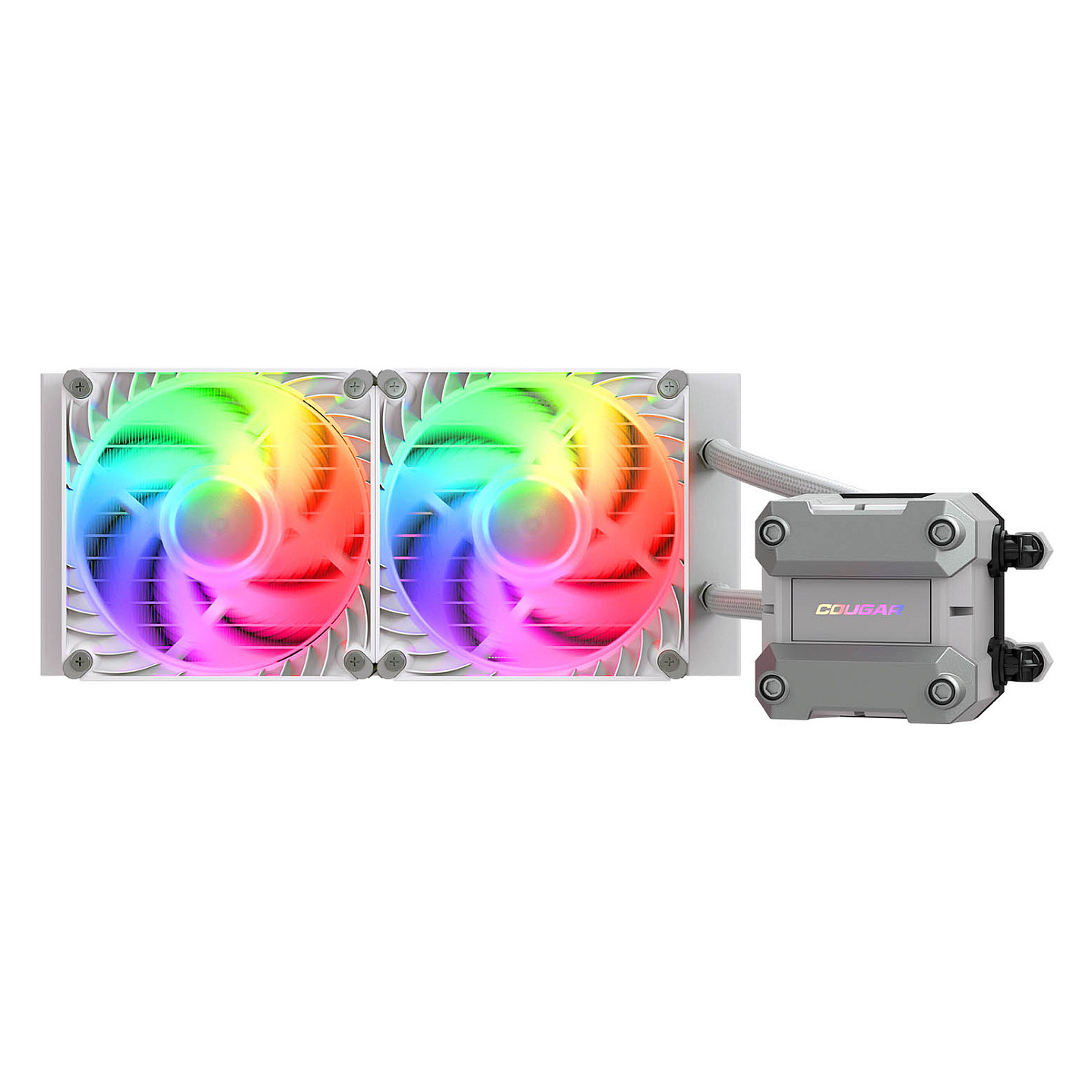 K COUGAR CPU Wasserkühlung Poseidon Ultra 240, ARGB, Weiß