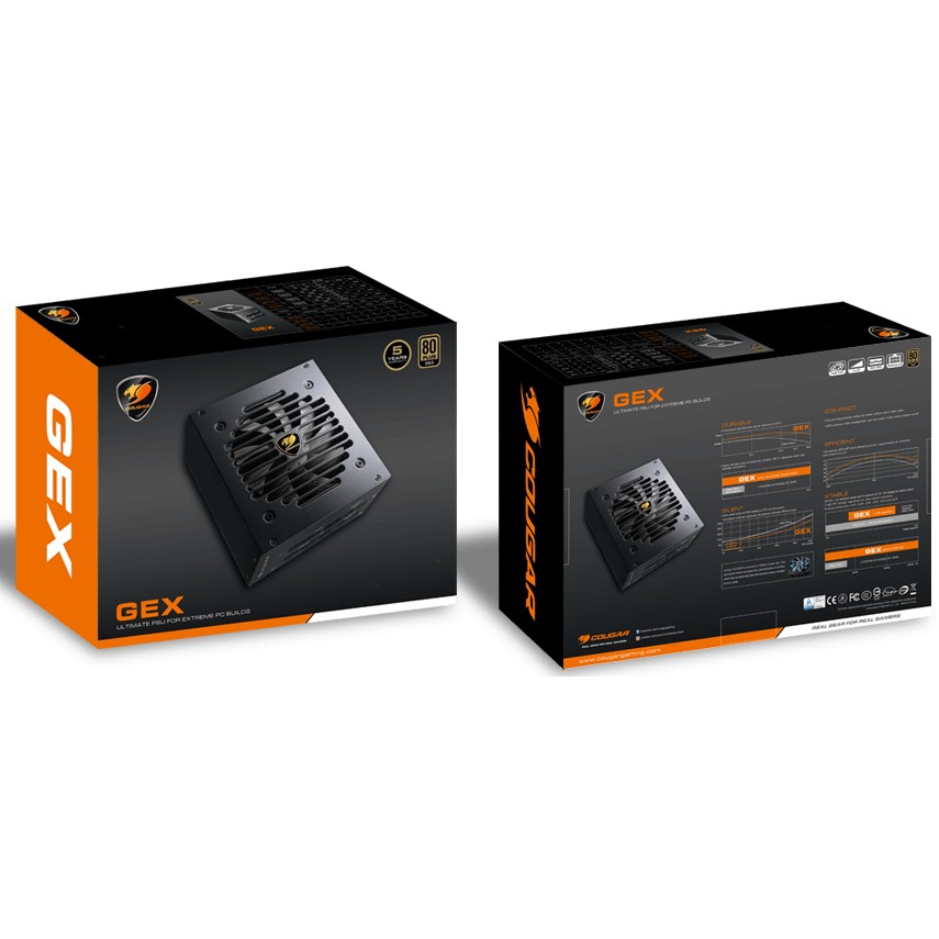 850W COUGAR Netzteil GEX 850W ATX3.0 / 80 Plus Gold / Modular