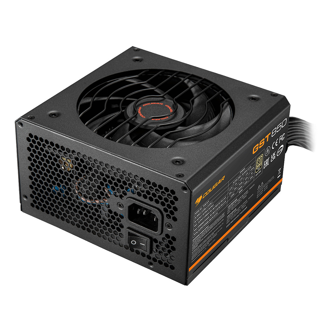 750W COUGAR Netzteil GST 750W ATX3.1 / 80 Plus Gold