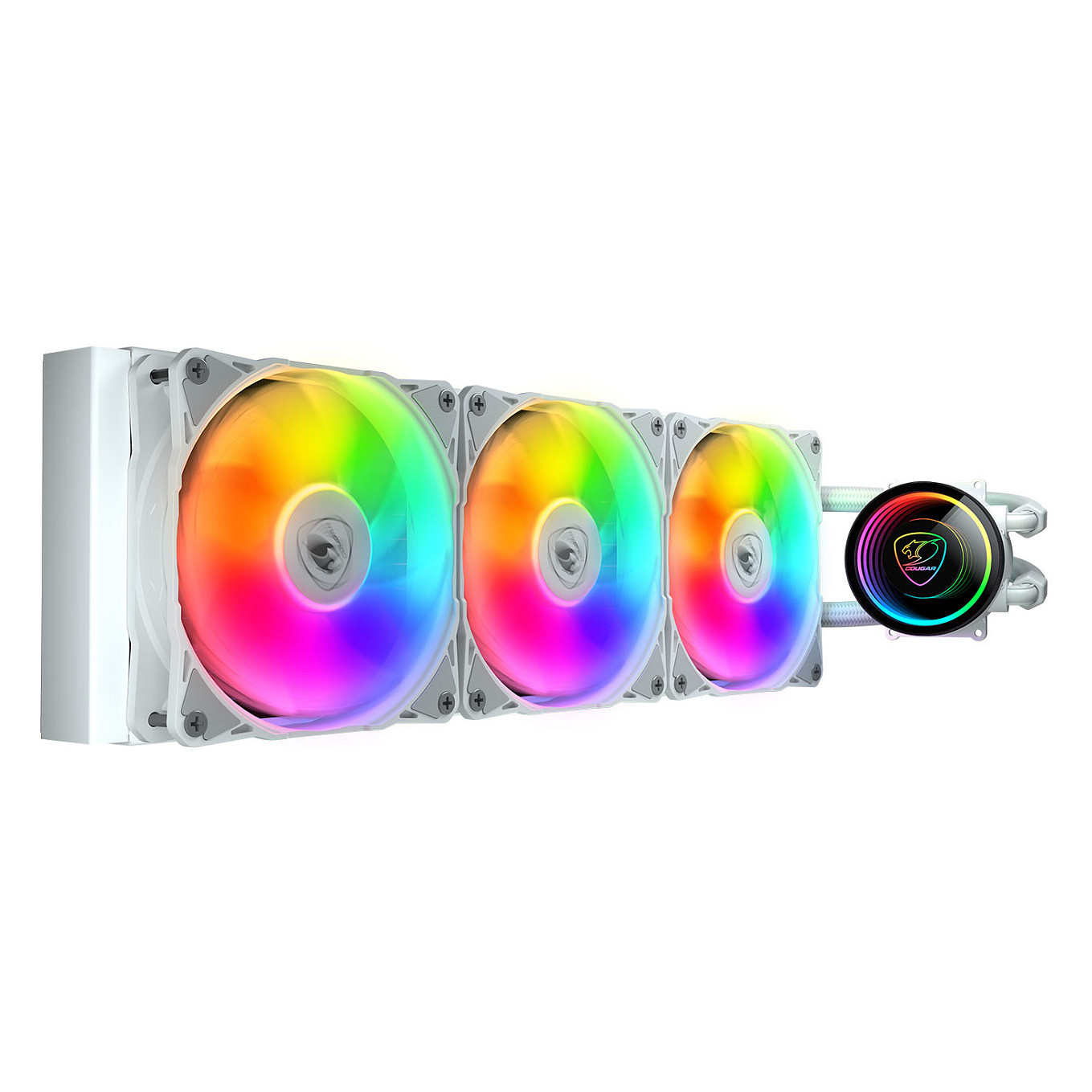 K COUGAR CPU Wasserkühlung Poseidon Elite 360, ARGB, Weiß
