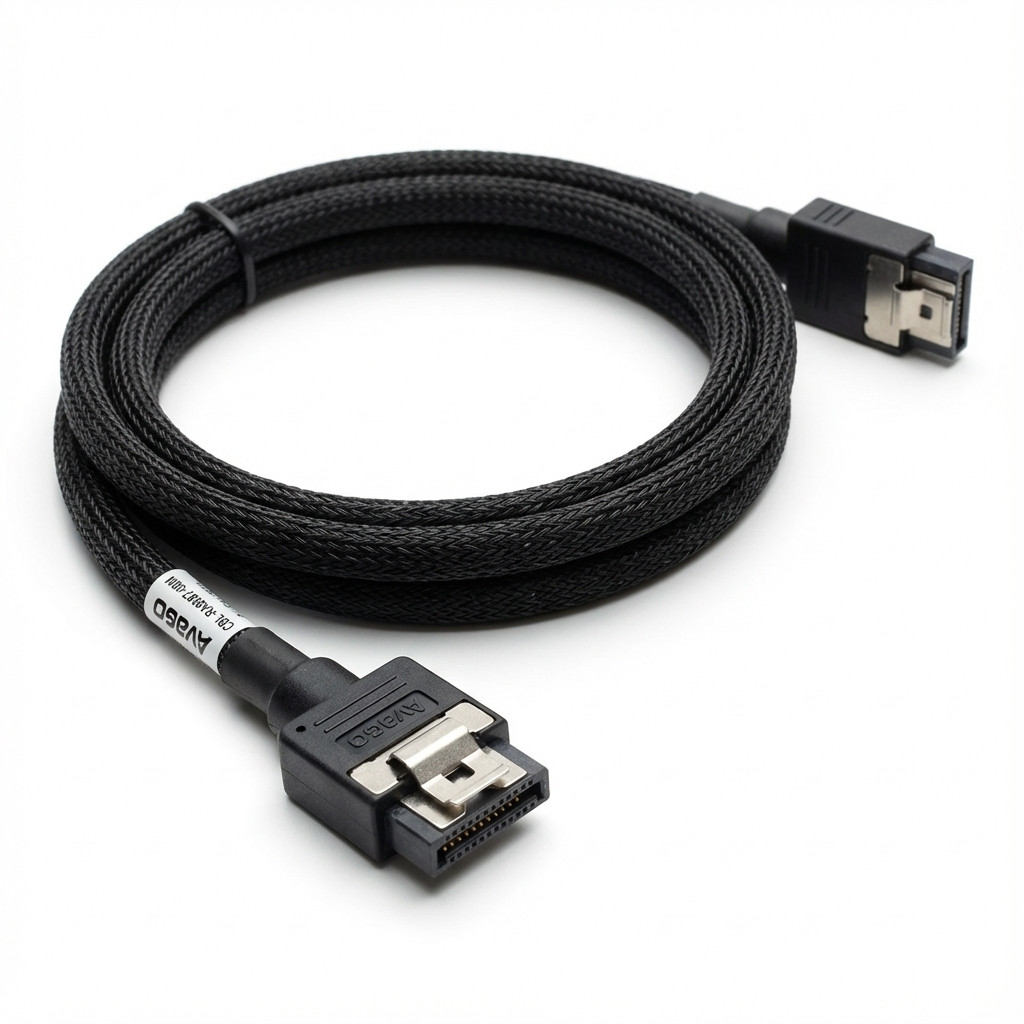 RAID Broadcom LSI CBL-RA8087-08M Multilane Kabel SFF8087 auf SFF8087 gewinkelt LSI00312 von Avago 80cm