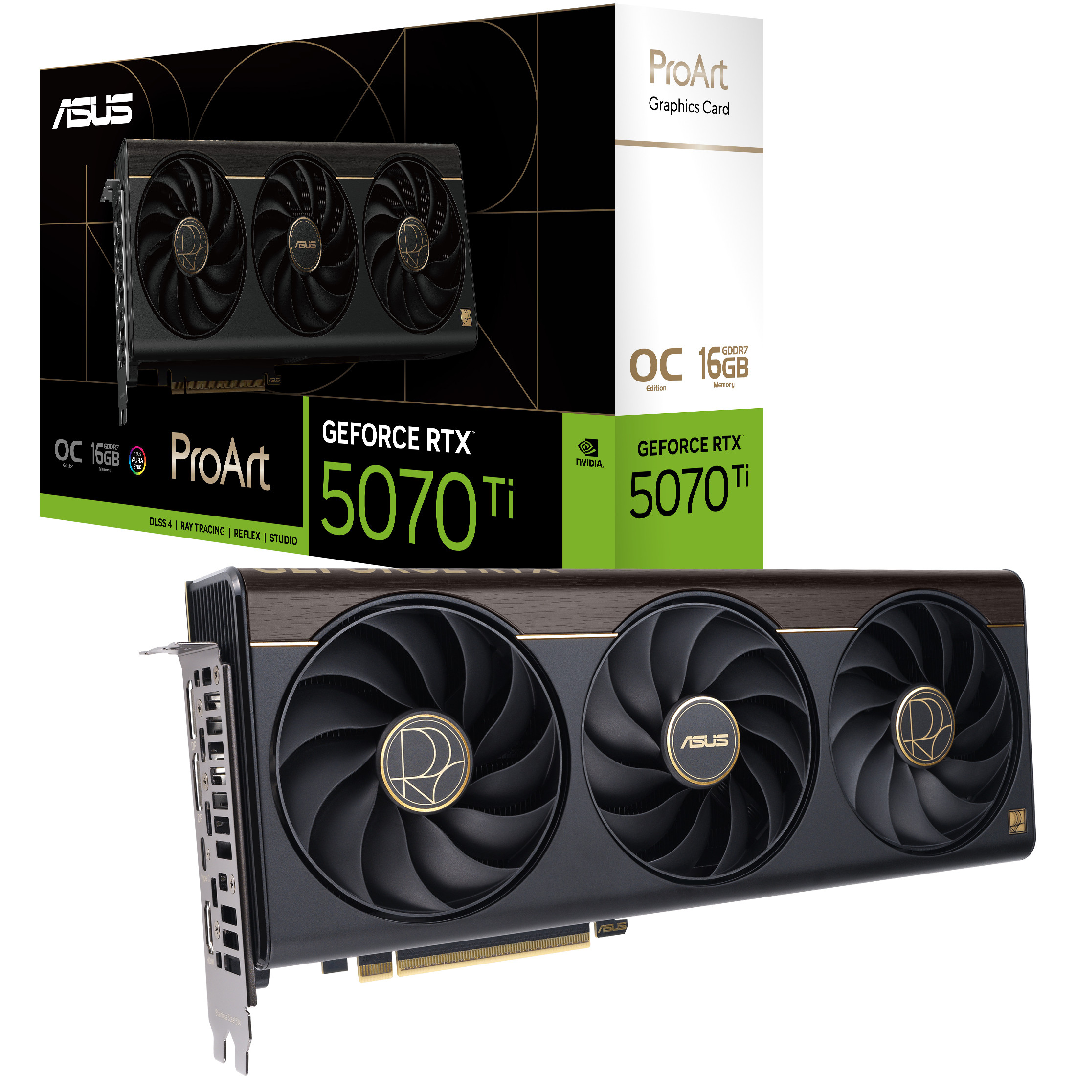 RTX 5070 TI 16GB ASUS Content Creation OC GDDR7 3 Fan