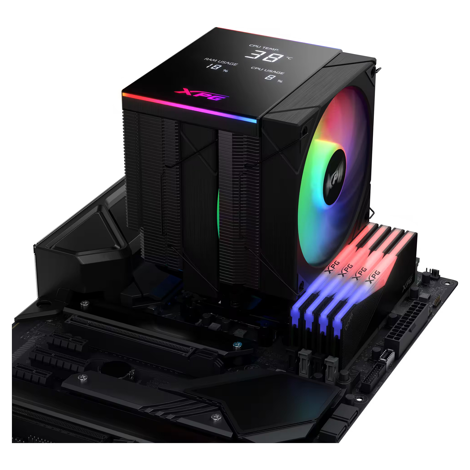 120mm XPG Maestro Plus 62DA ARGB schwarz