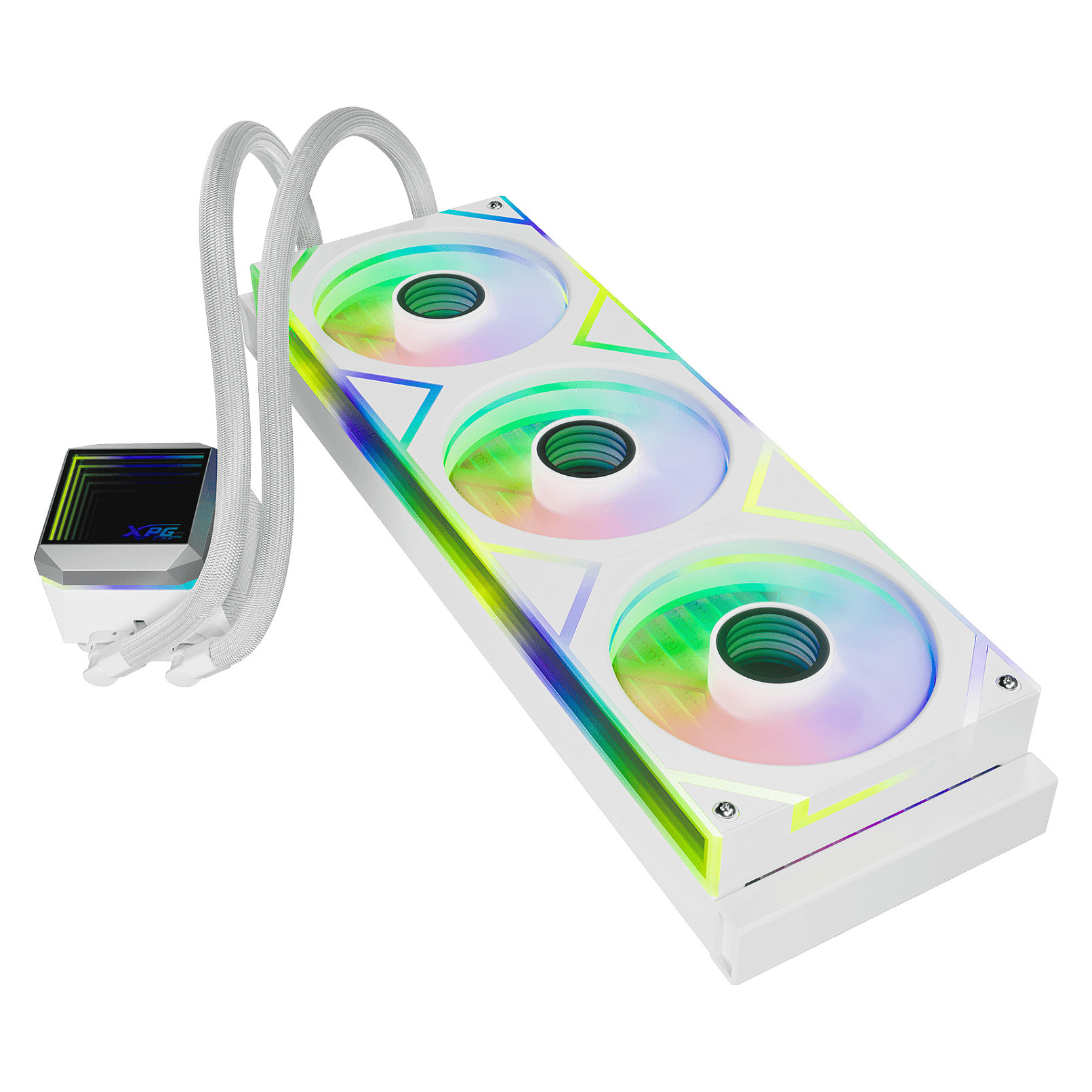 K COOLER XPG Levante II 360 AIO Wasserkühlung 360mm weiß ARGB