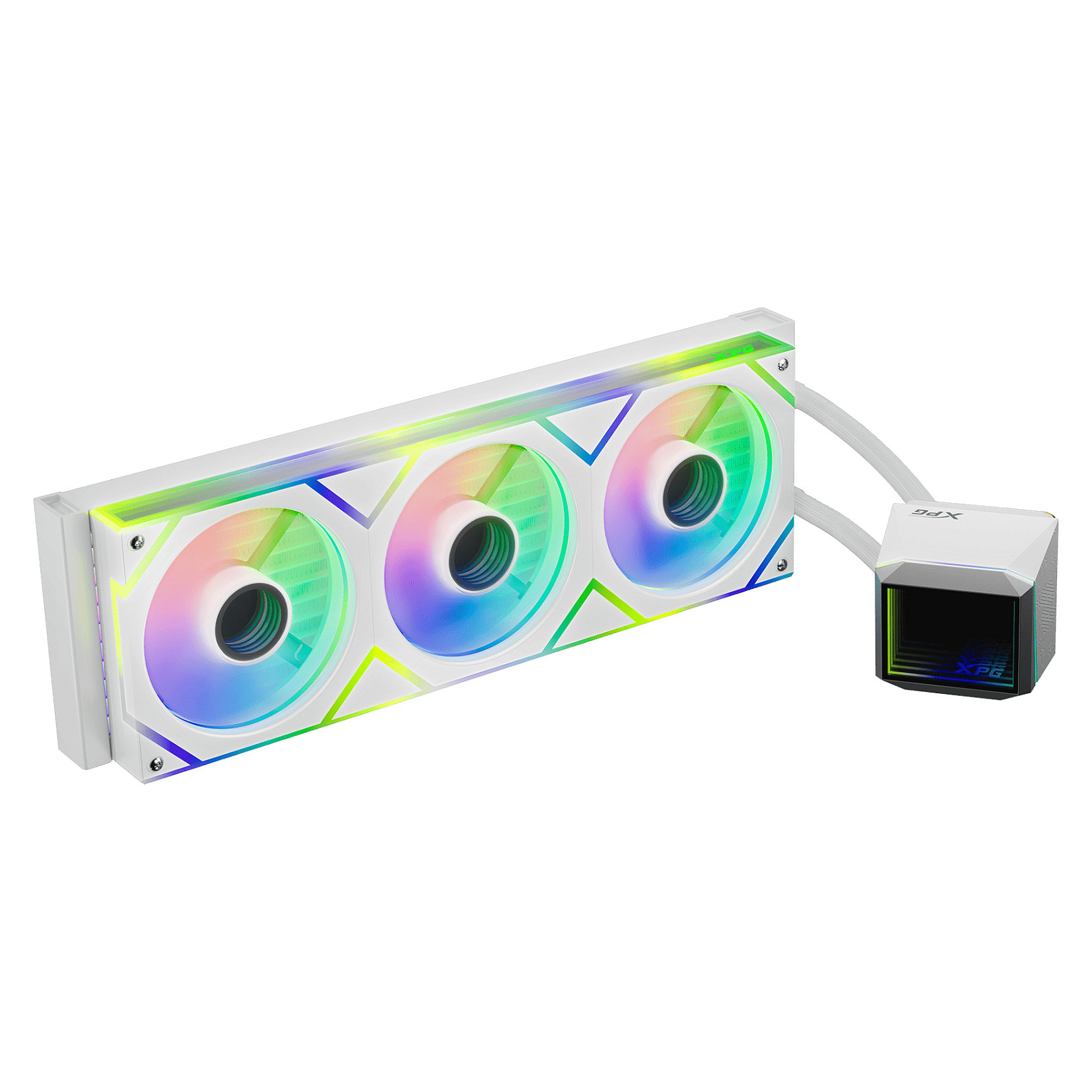 K COOLER XPG Levante II 360 AIO Wasserkühlung 360mm weiß ARGB