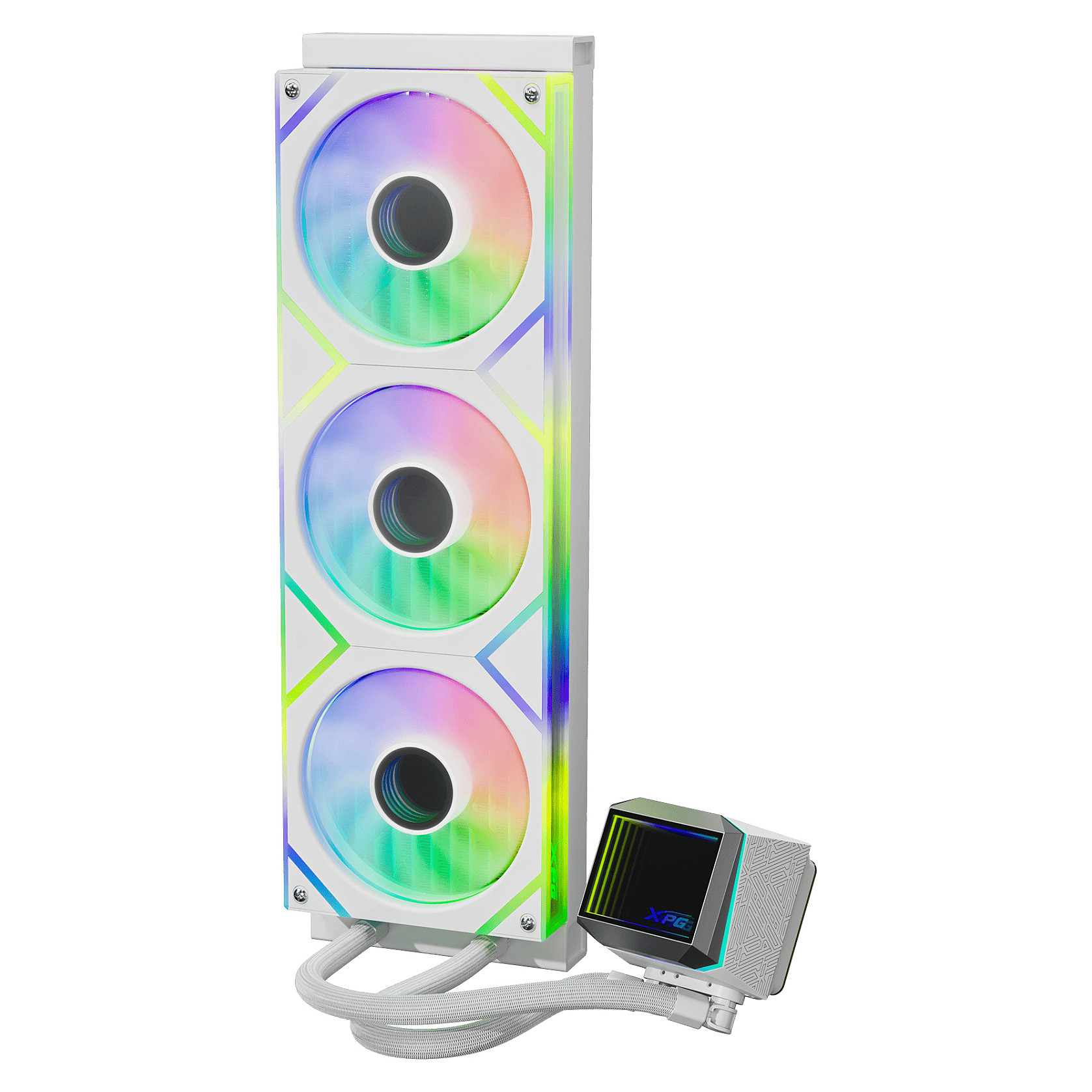 K COOLER XPG Levante II 360 AIO Wasserkühlung 360mm weiß ARGB