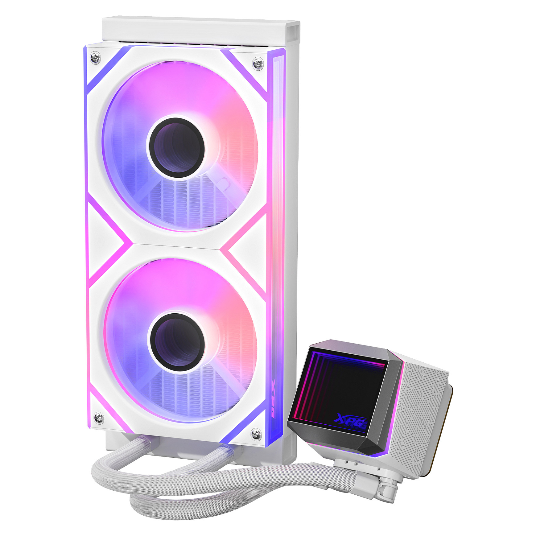 K COOLER XPG Levante II 240 AIO Wasserkühlung 240mm weiß ARGB