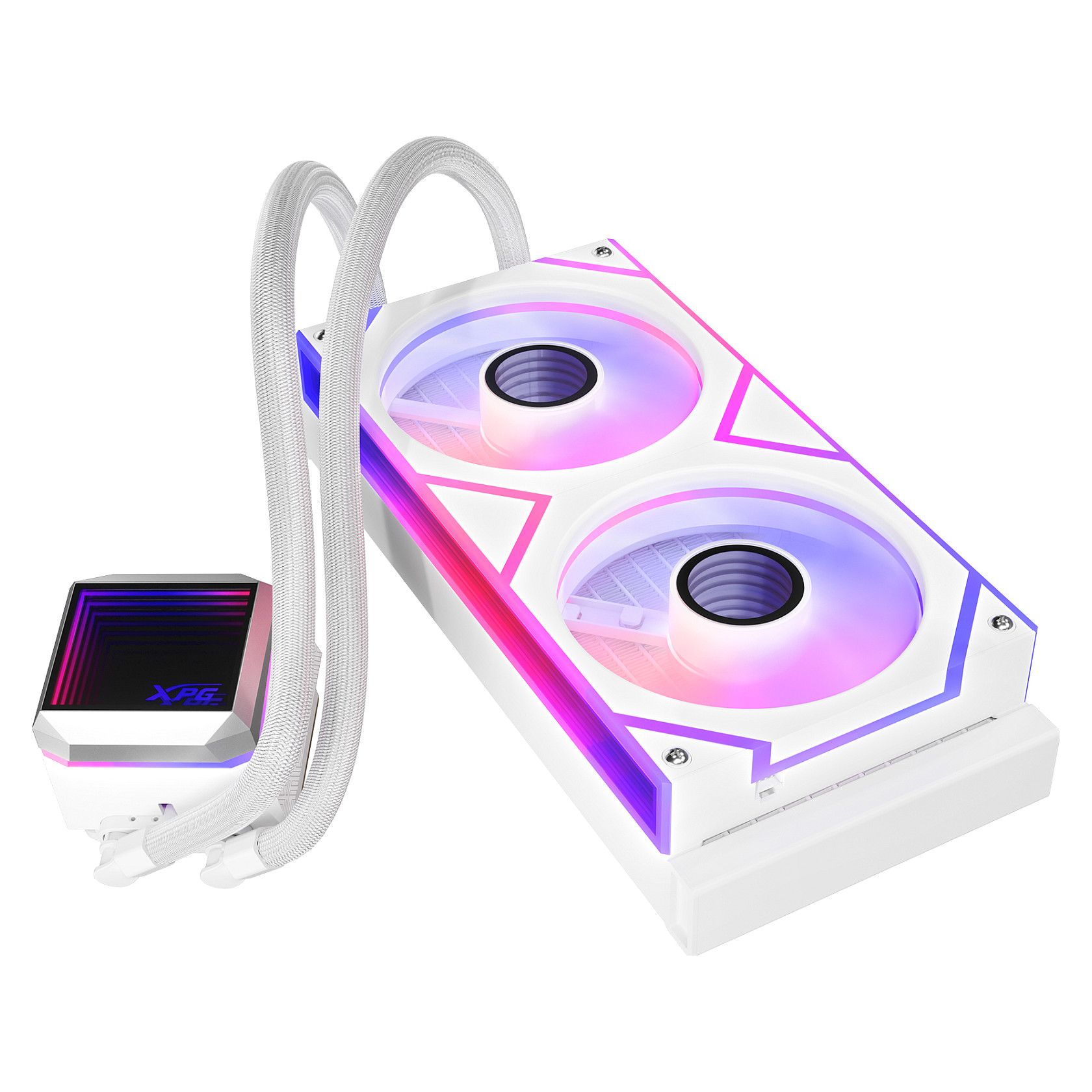 K COOLER XPG Levante II 240 AIO Wasserkühlung 240mm weiß ARGB