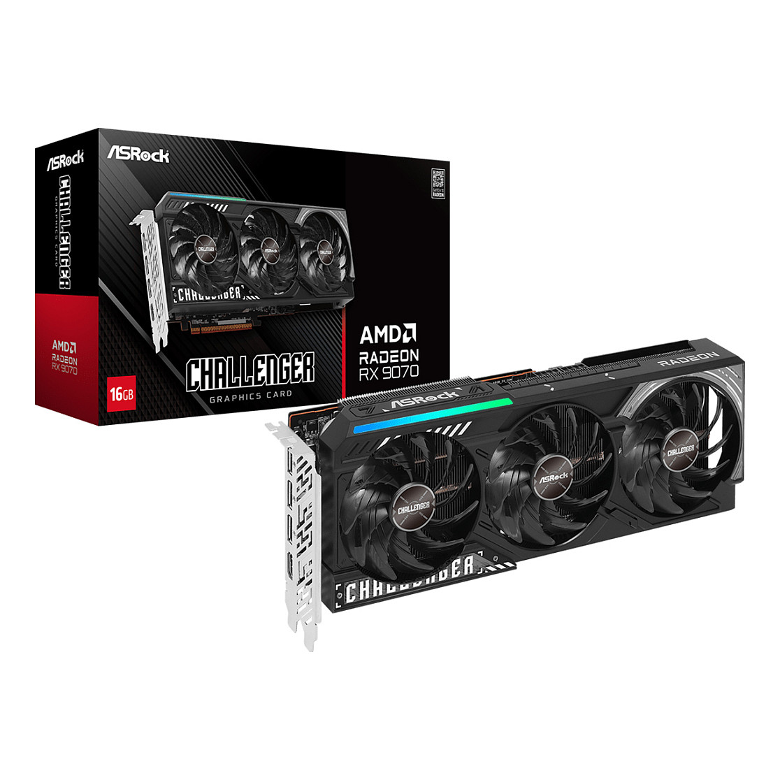 RX 9070XT 16GB AsRockCL GDDR6 3 Fan