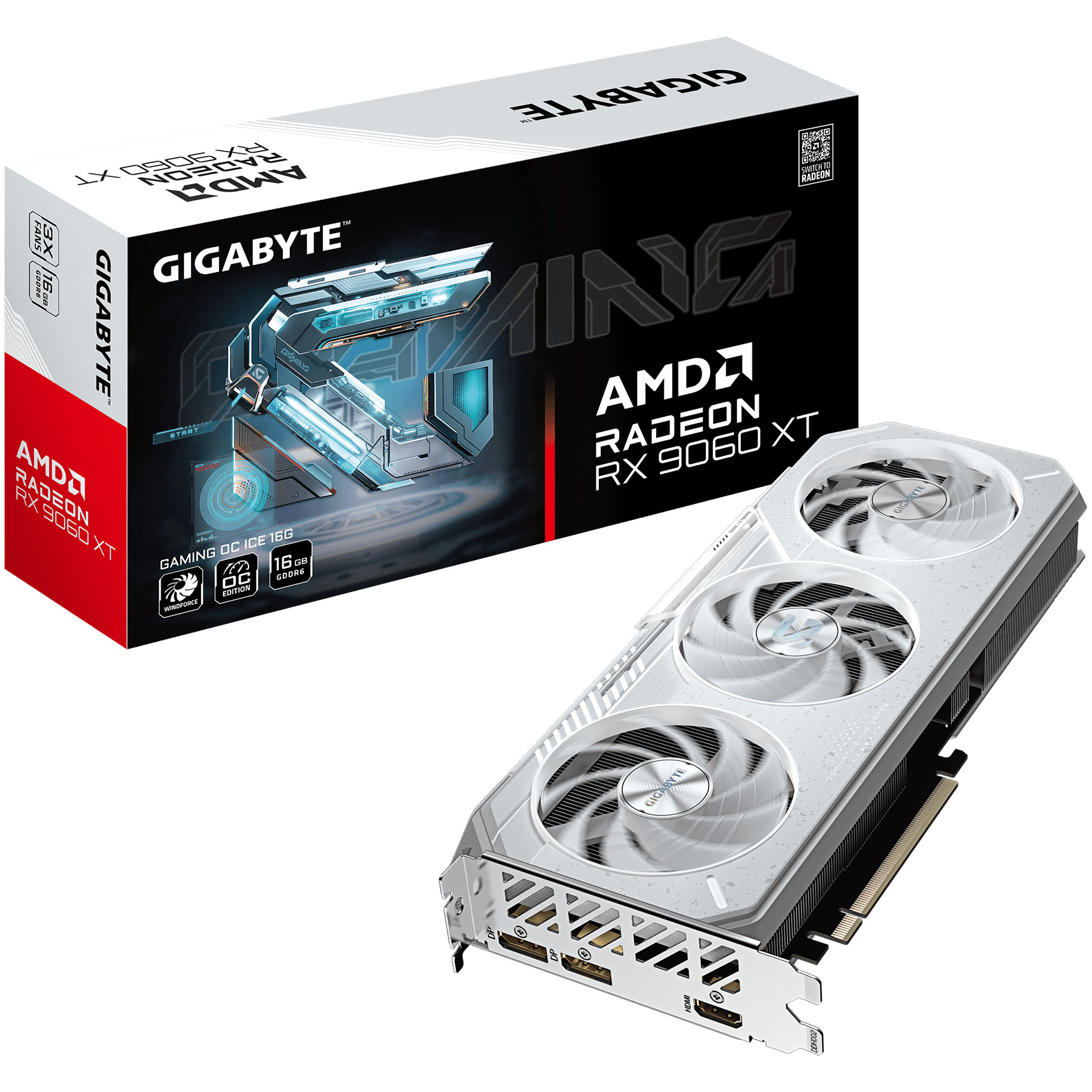 RX 9060 XT 16GB Gigaybte Gaming OC ICE GDDR6