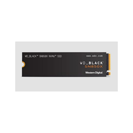 M.2 WD BLACK SN850X NVMe SSD WDBB9G0040BNC - SSD - 4 TB - intern - M.2 2280 - PCIe 4.0 (NVMe) - Schwarz