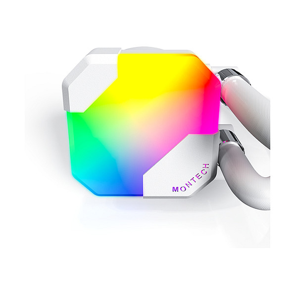 K Montech HyperFlow ARGB 360 White
