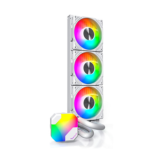 K Montech HyperFlow ARGB 360 White