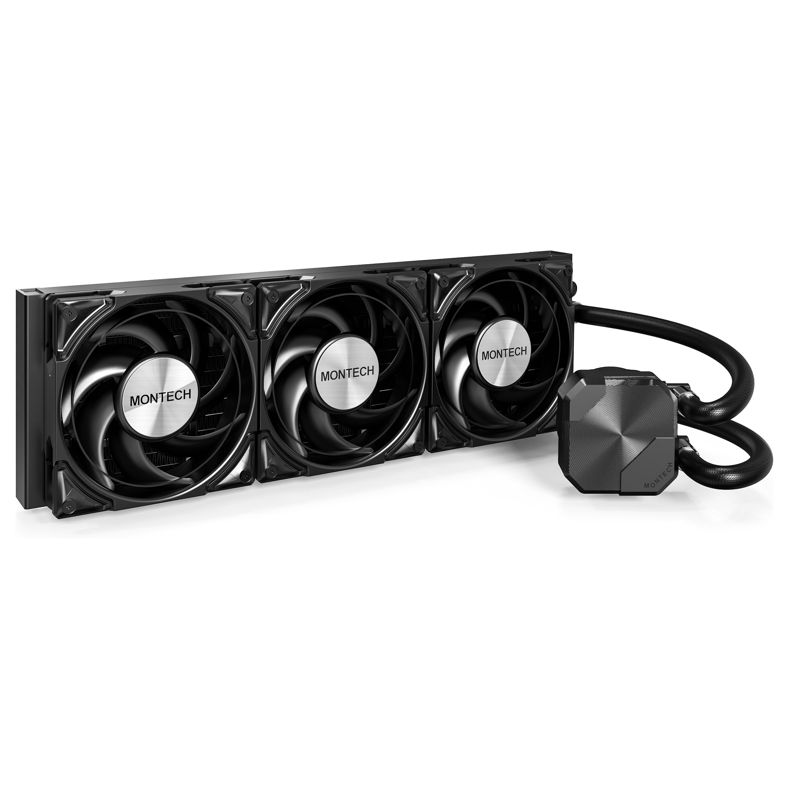 K Montech HyperFlow Silent 360 Black