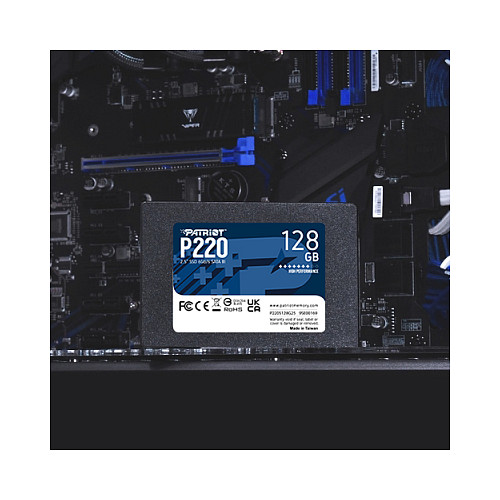 2,5" Patriot P220 128 GB (schwarz, SATA III 6 Gb/s, 2,5")