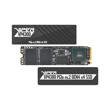M.2 Patriot Viper VP4300 2 TB (schwarz, PCIe 4.0 x4, NVMe 1.4, 2280)