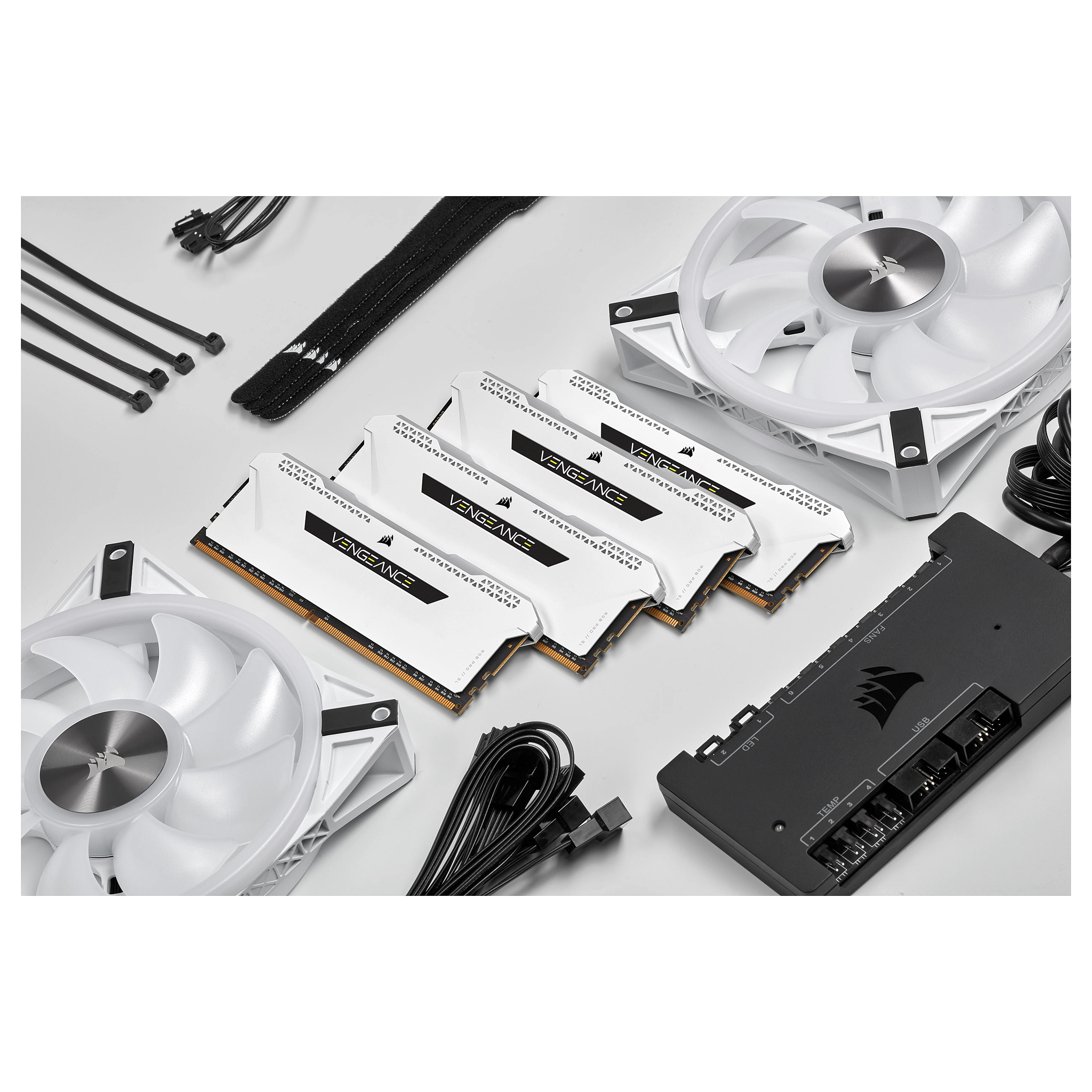 32GB Corsair Vengeance RGB Pro SL White [2x16GB 3200MHz DDR4 CL16 DIMM]