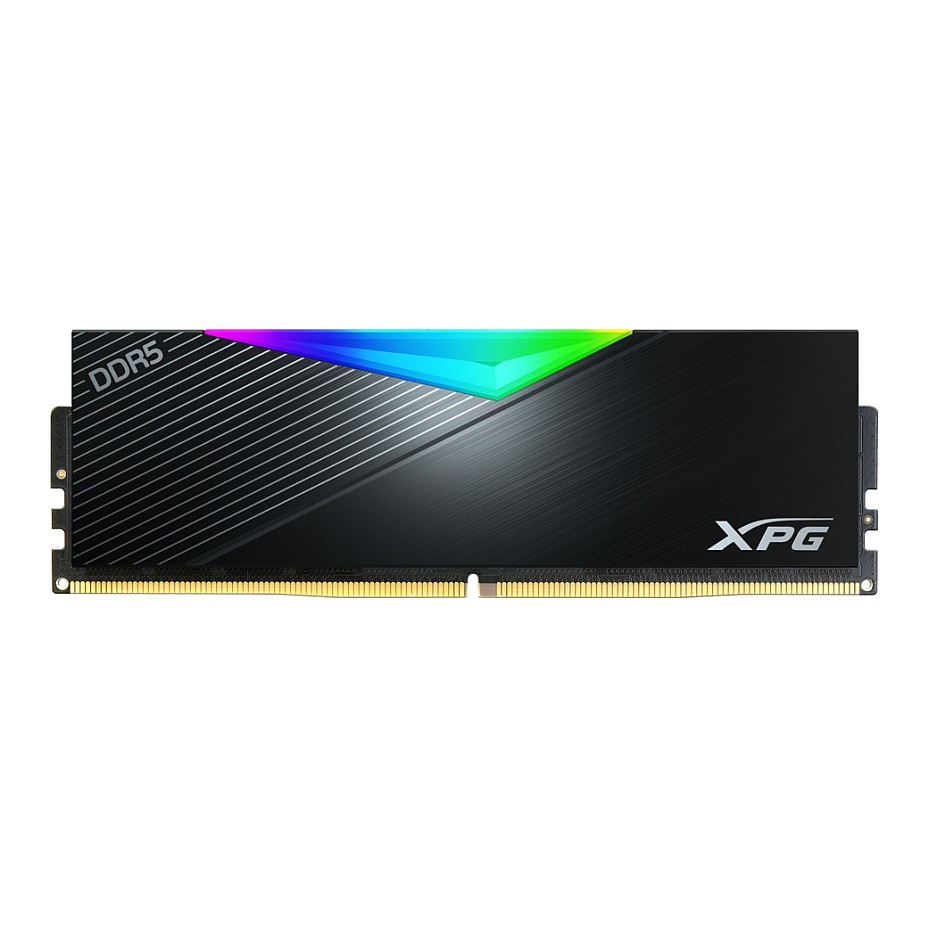 ADATA DIMM 64 GB 6400 (2x 32 GB) Dual-Kit (schwarz, AX5U6400C3232G-DCLARBK, Lancer RGB, INTEL XMP)