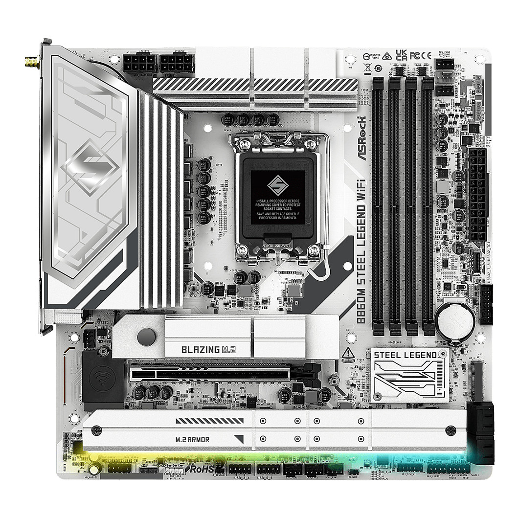 ASRock B860M Steel Legend WiFi 1851 mATX HDMI/DP DDR5