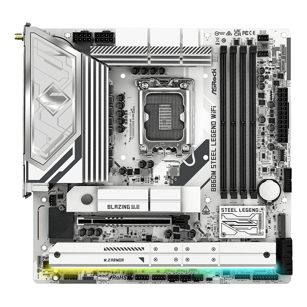 ASRock B860M Steel Legend WiFi 1851 mATX HDMI/DP DDR5
