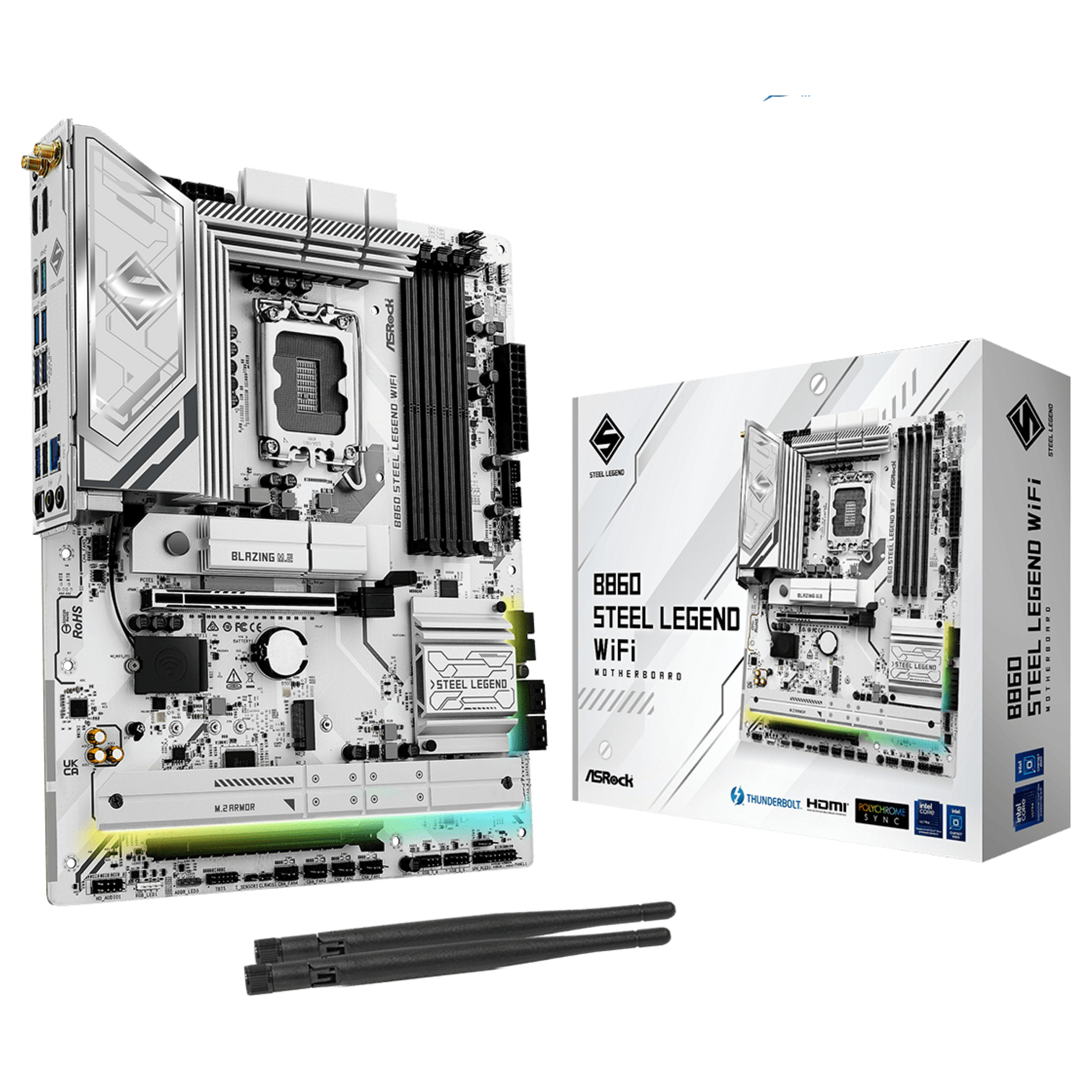 ASRock B860 Steel Legend WiFi 1851 ATX HDMI/DP DDR5