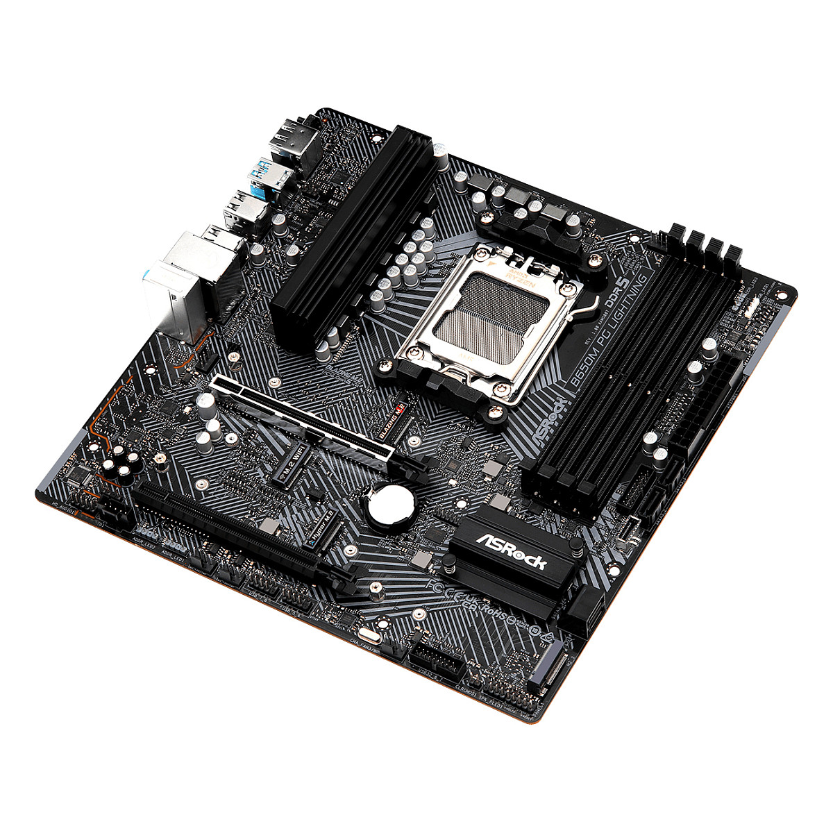 ASRock B650M PG Lightning AM5 mATX HDMI/DP DDR5